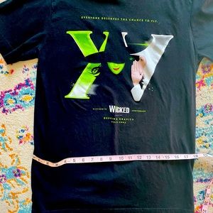 Wicked 15th anniversary black tee